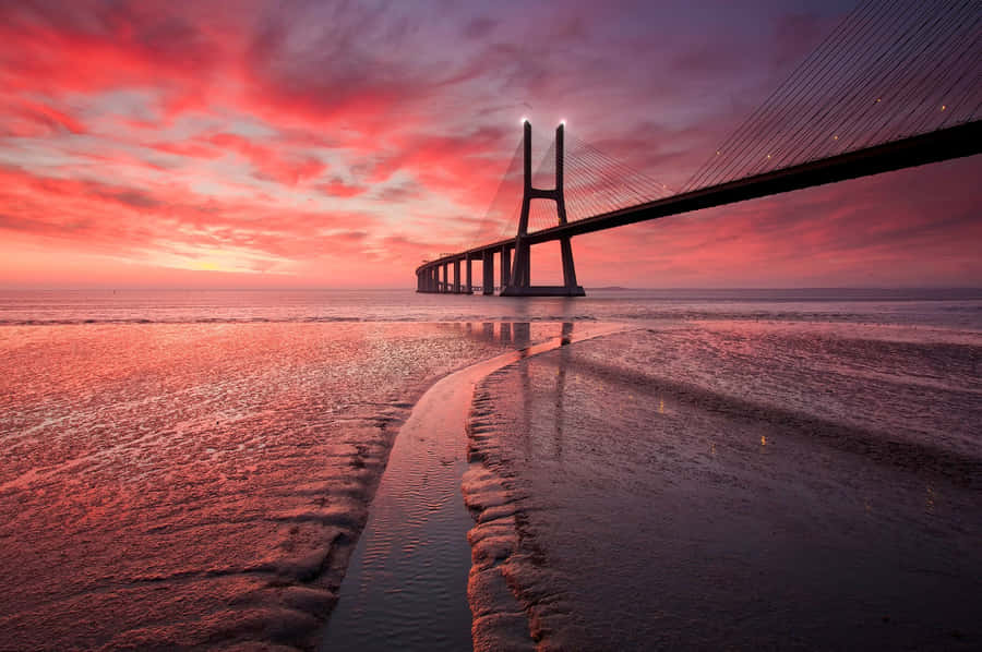Chrome Os Vasco De Gama Bridge Wallpaper