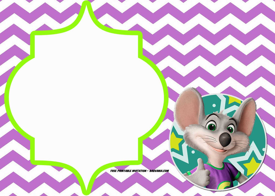 Chuck E Cheese Digital Card Template Wallpaper