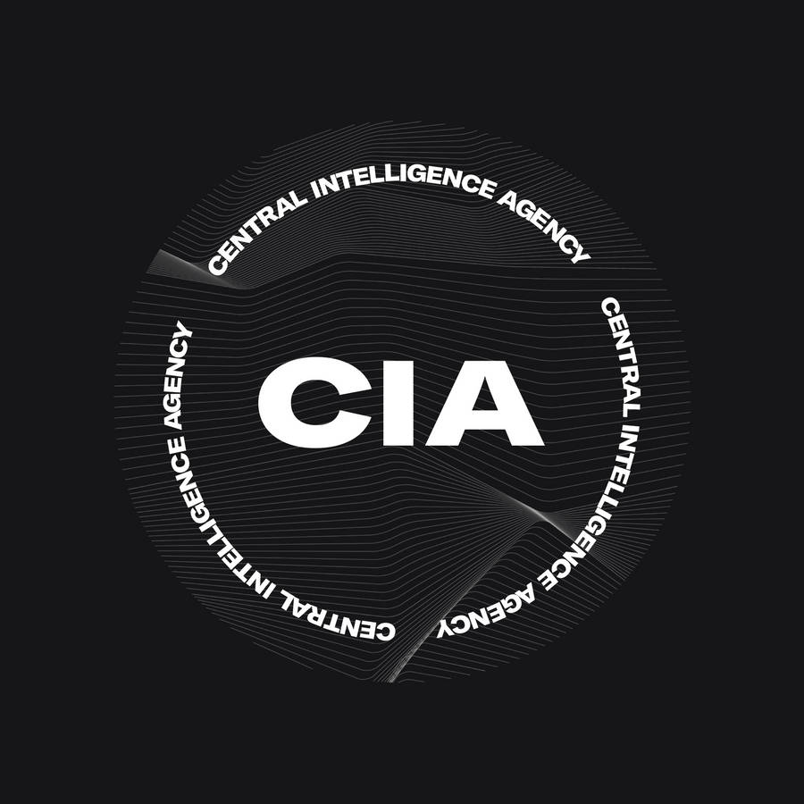 Cia Logo Modern Minimalist Design Wallpaper