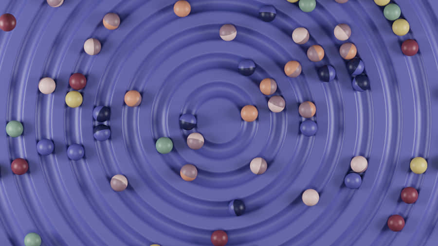 Circle Marble In Swirl Wallpaper