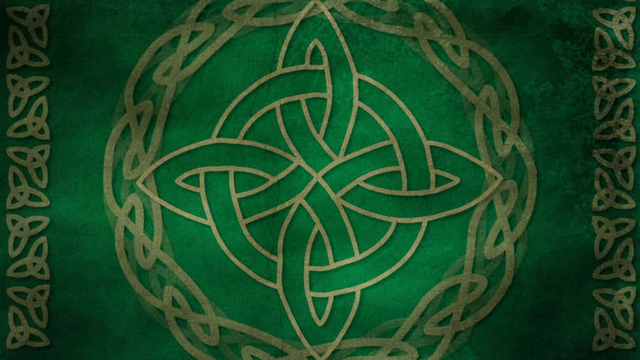 Circular Celtic Irish Patterns Wallpaper