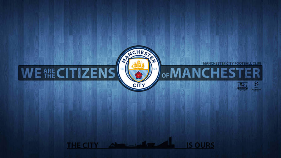 Citizens Of Manchester City Logo Wallpaper