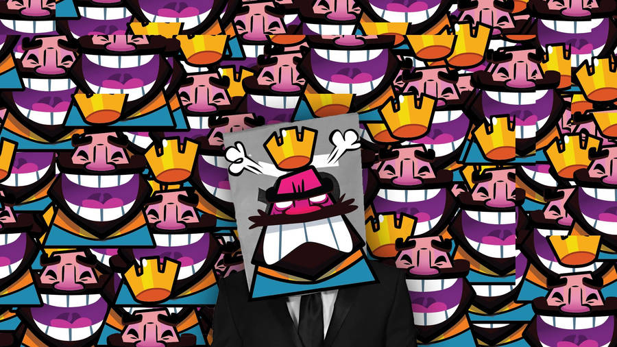 Clash Royale Happy King Avatar Wallpaper