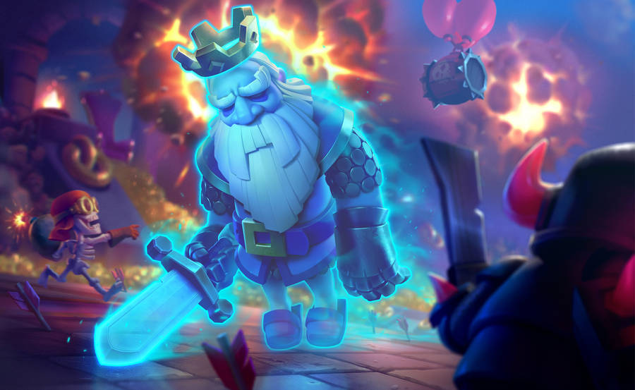 Clash Royale King Wallpaper