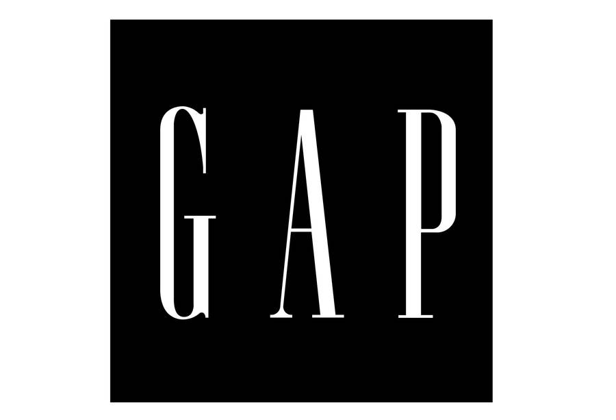 Classic Black Gap Logo Wallpaper
