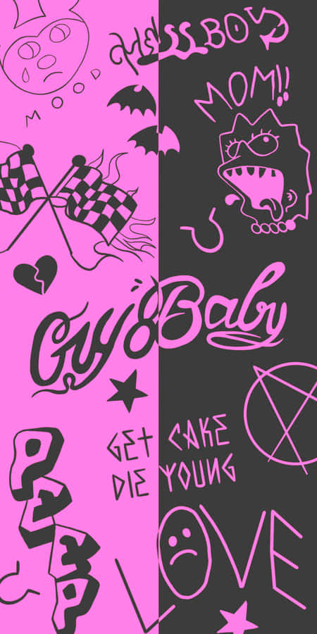 Classic Lil Peep Logo Wallpaper