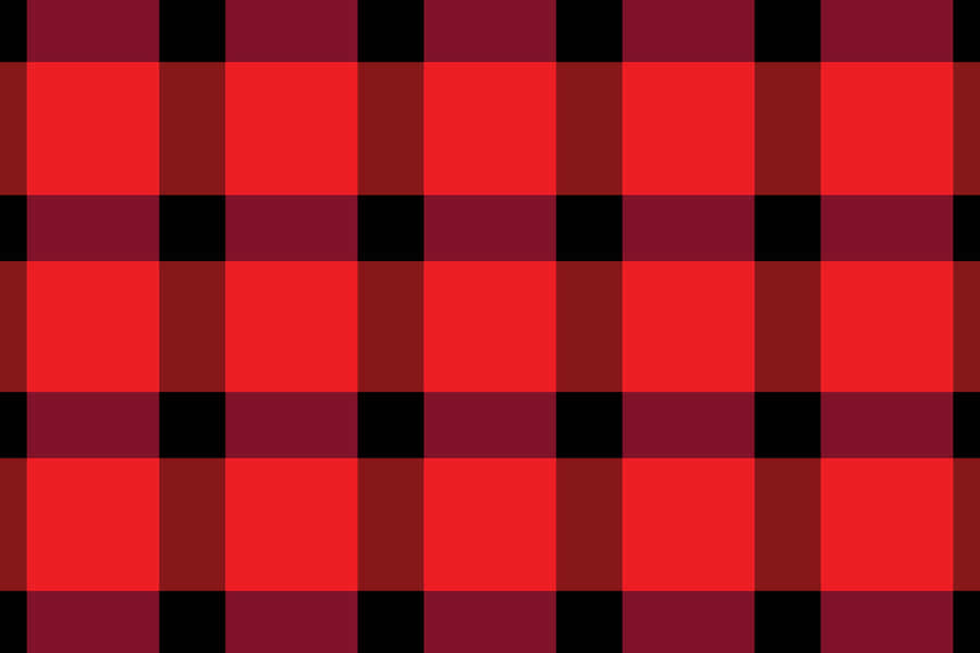 Classic Red And Black Plaid Wallpaper
