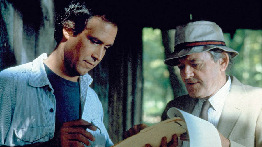 Classic Shot Of Hal Holbrook In 'fletch Lives' (1989) Wallpaper