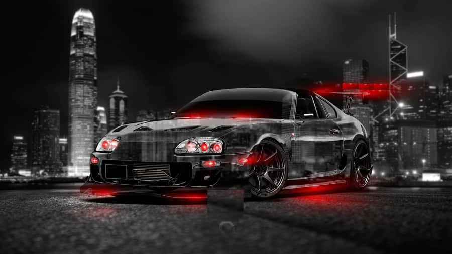 Classic Styling And Iconic Performance Power Of The Jdm Supra Wallpaper