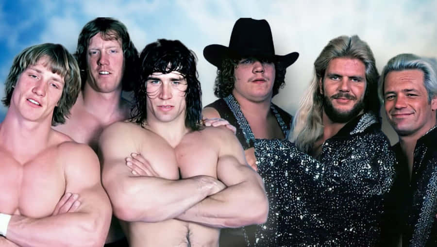 Classic Wrestling Group Portrait Wallpaper