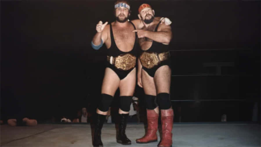 Classic Wrestling Tag Team Champions Wallpaper