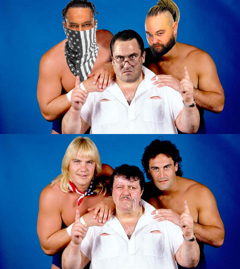 Classic Wrestling Teams Composite Wallpaper