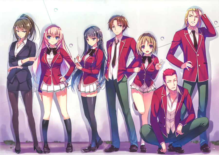 Classroom Elite Anime Group Wallpaper
