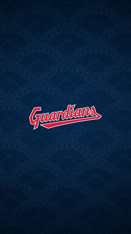 Cleveland Guardians Baseball Team Wordmark Wallpaper