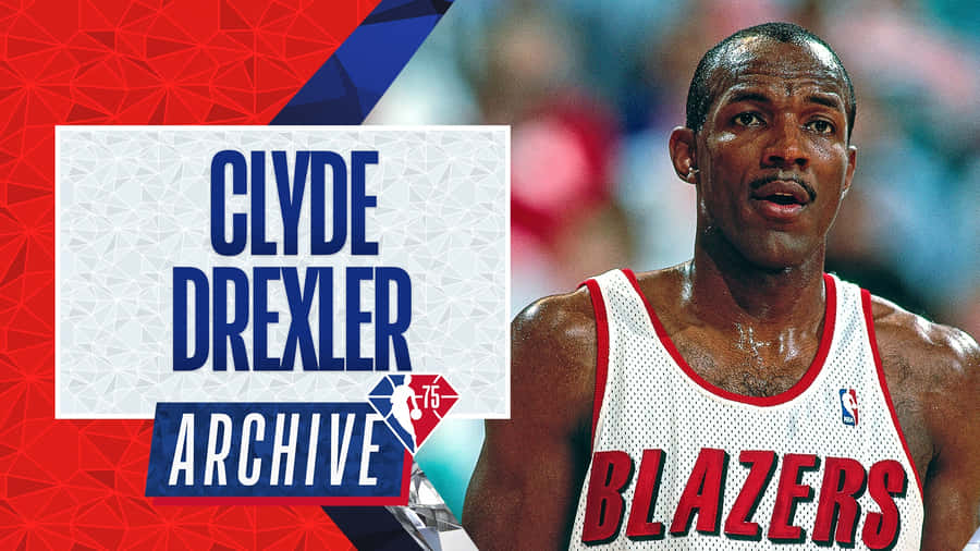Clyde Drexler Blazers Forward Photography Wallpaper