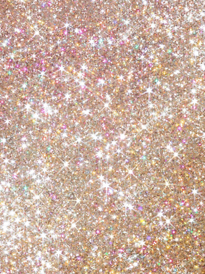 Coarse Iridescent Silver Sparkle Iphone Wallpaper