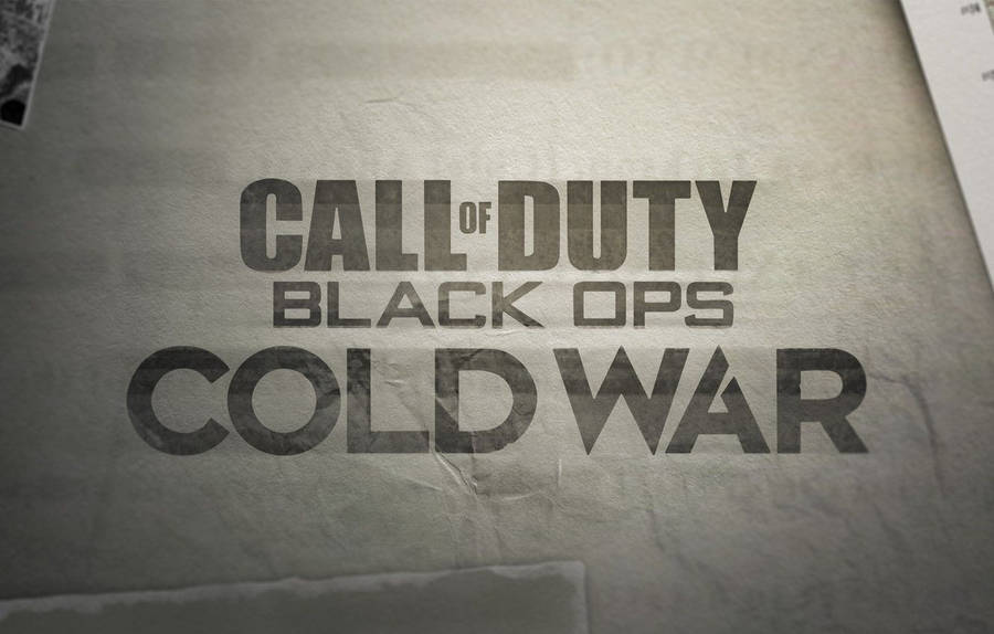 Cod Cold War Poster Wallpaper