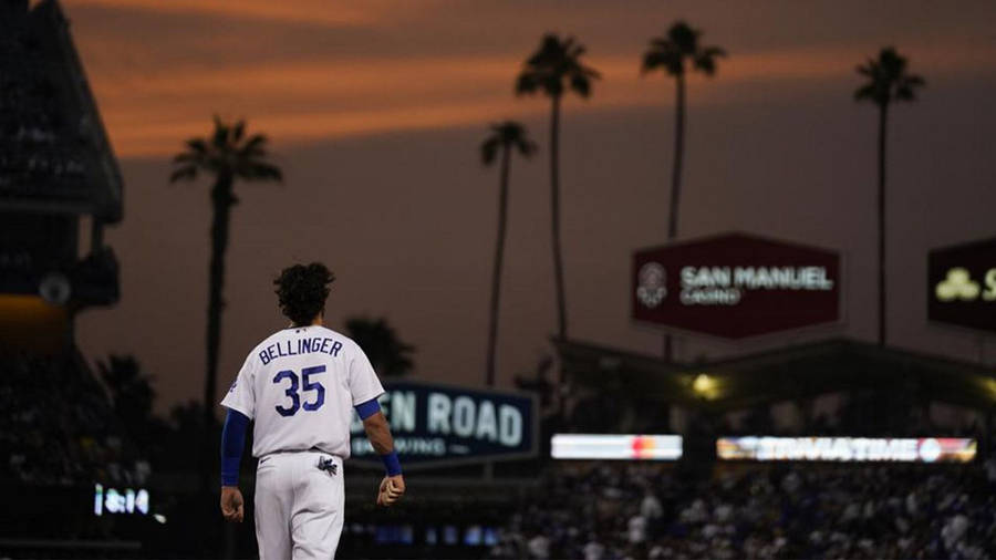 Cody Bellinger Facing Audience Wallpaper