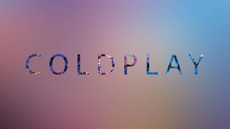 Coldplay Word Mask Art Wallpaper
