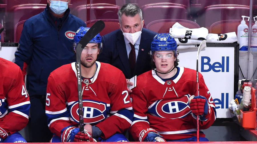 Cole Caufield Ryan Poehling Washington Capitals Wallpaper