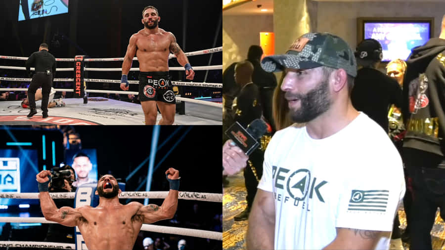 Collage Edit Photo Of Chad Mendes Wallpaper