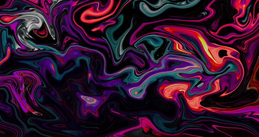 Colorful Black Marble 4k Wallpaper