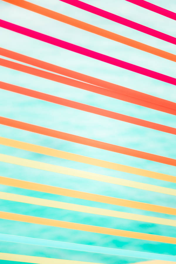 Colorful Diagonal Striped Gradient Wallpaper