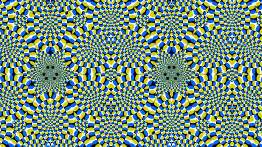 Colorful Optical Illusion Wallpaper