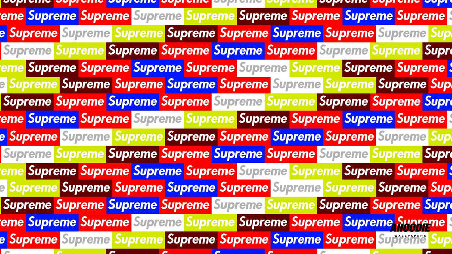 Colorful Supreme Wallpaper