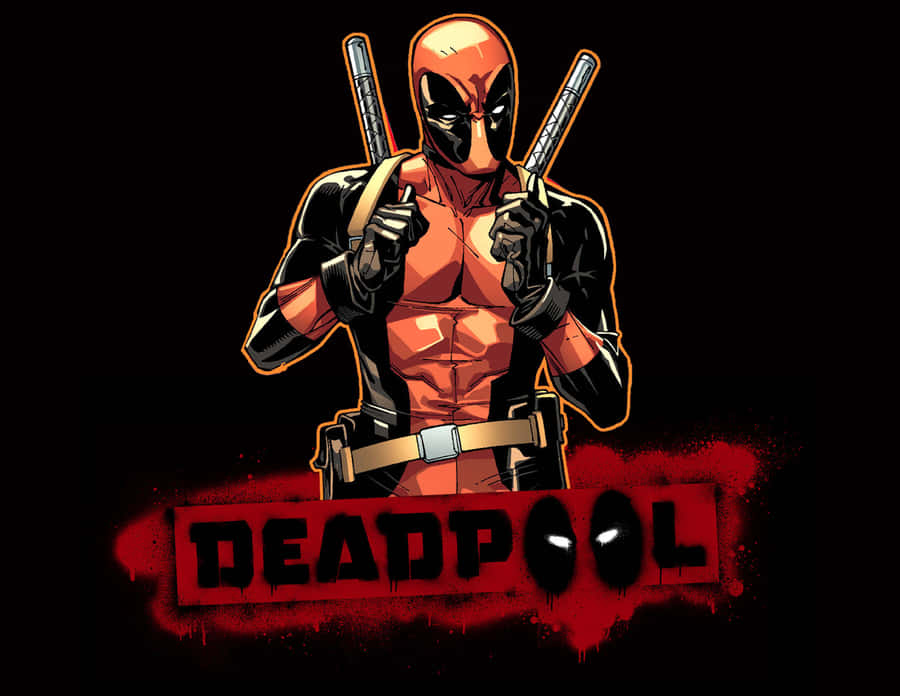 Comic Book Deadpool Logo Wallpaper
