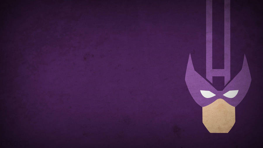Comic Hawkeye Minimalist Art Wallpaper