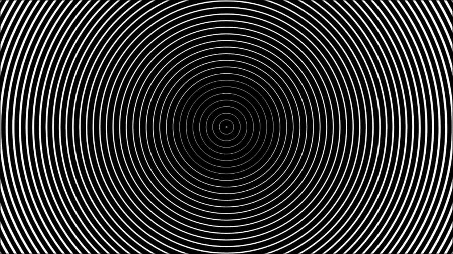 Concentric Circles Hypnosis Pattern Wallpaper