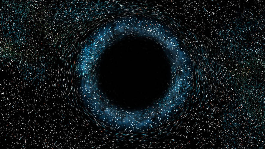 Constellation Of Stars In Black Hole Wallpaper