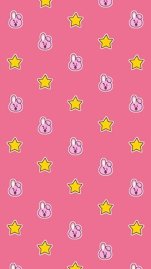 Cooky Bt21 Star Poster Wallpaper
