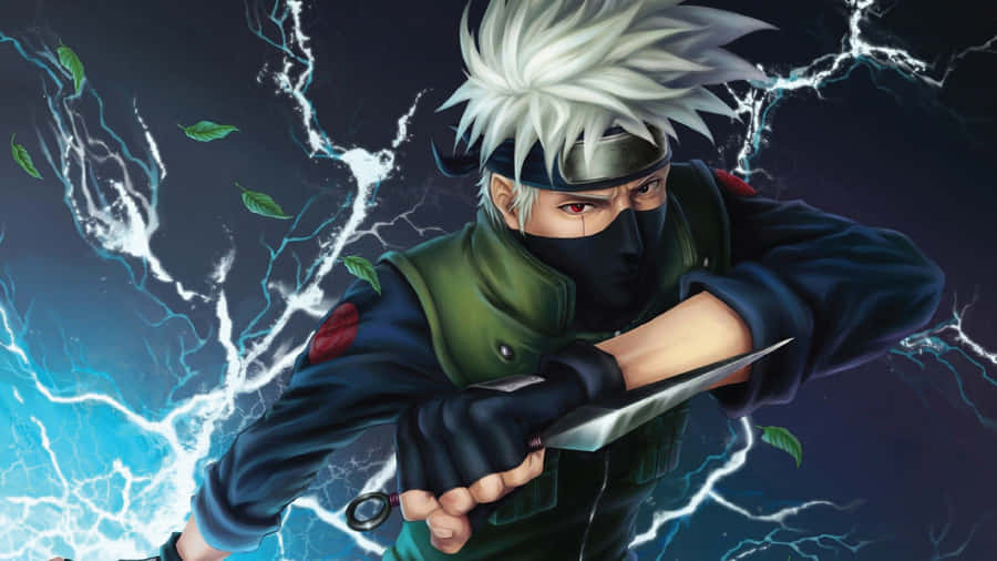 Cool Anime Character Naruto Kakashi Lightning Wallpaper