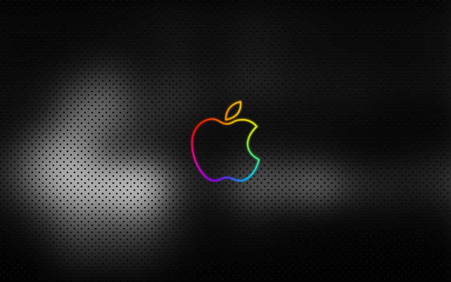 Cool Apple Black Background Grate Wallpaper