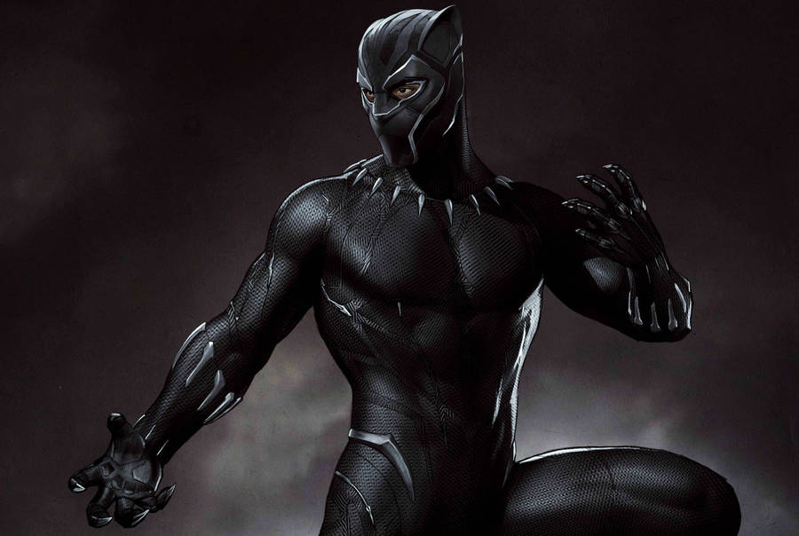 Cool Black Panther 4k Ultra Hd Dark Art Wallpaper