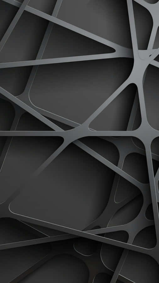 Cool Gray 3d Lines Wallpaper