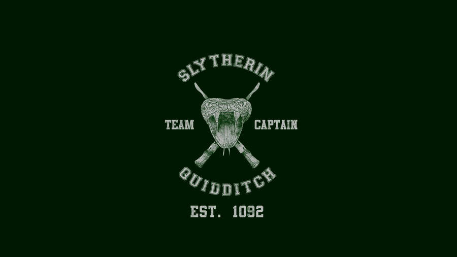 Cool Harry Potter Slytherin Quidditch Captain Wallpaper