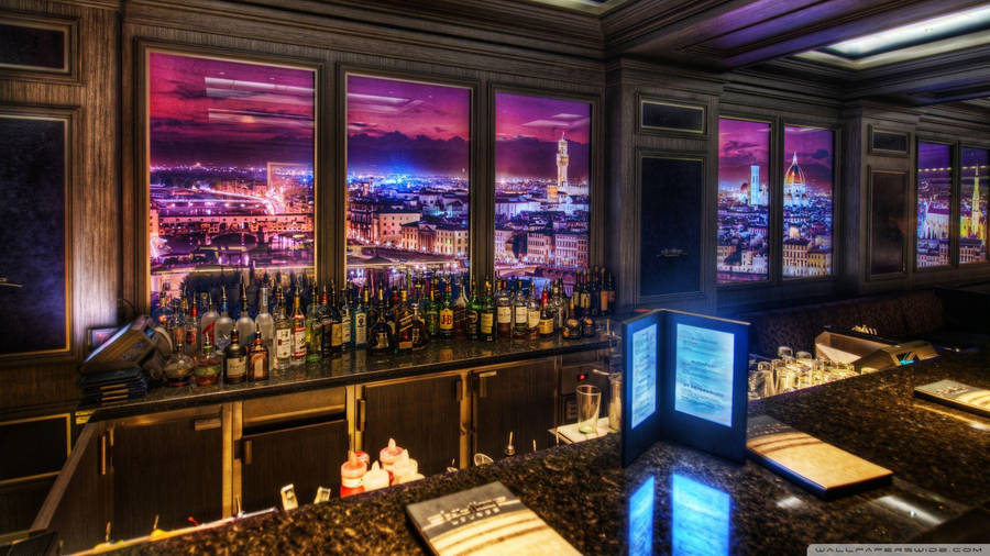 Cool Hotel Bar Wallpaper
