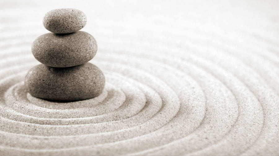 Cool Japanese Zen Stones Wallpaper