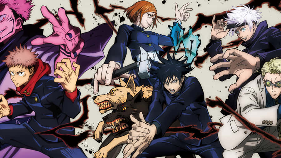Cool Jujutsu Kaisen Anime All Characters Hd Wallpaper