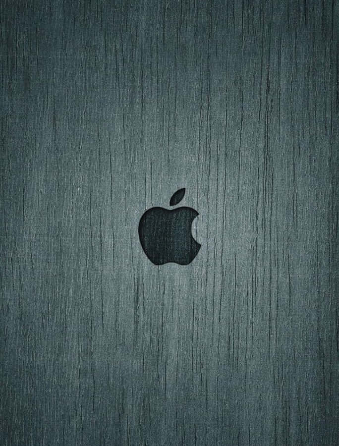 Cool Mac Logo Gray Wood Wallpaper