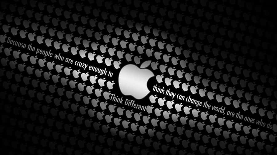 Cool Mac Logo Inspirational Quote Wallpaper