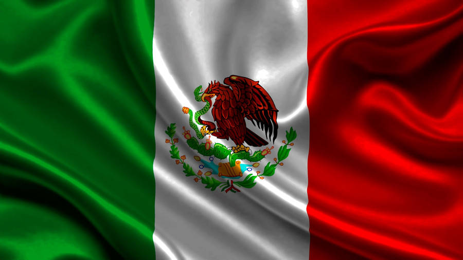 Cool Mexican Flag Graphic Art Wallpaper