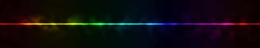 Cool Monitor Rainbow Aesthetic Neon Lights Wallpaper