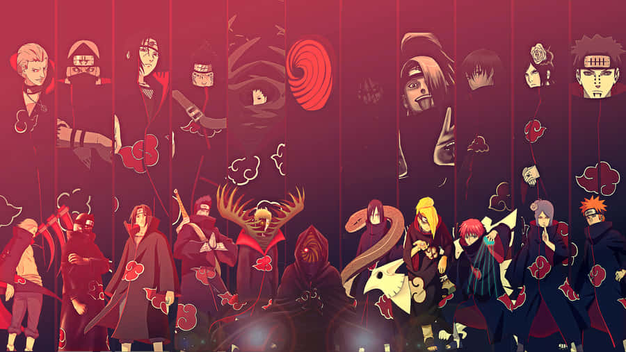 Cool Naruto Desktop Akatsuki Collage Wallpaper