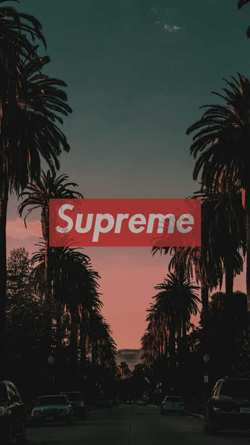 Cool Swag Supreme Sunset Wallpaper