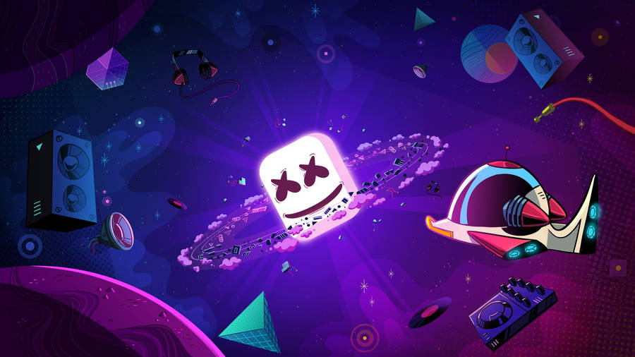 Coolest Fly Ducktales Marshmello Wallpaper