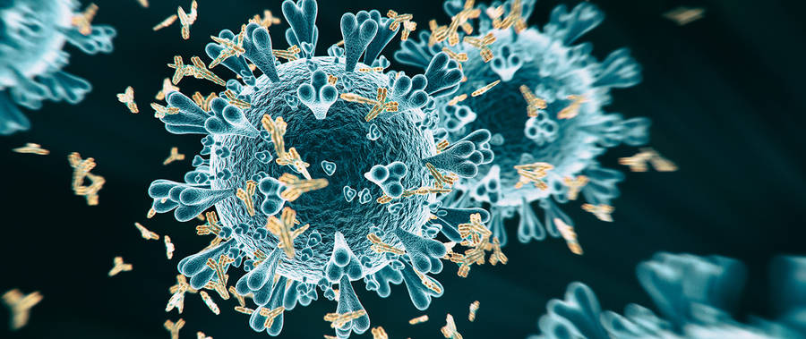 Coronavirus Mutated Variant 3d Wallpaper